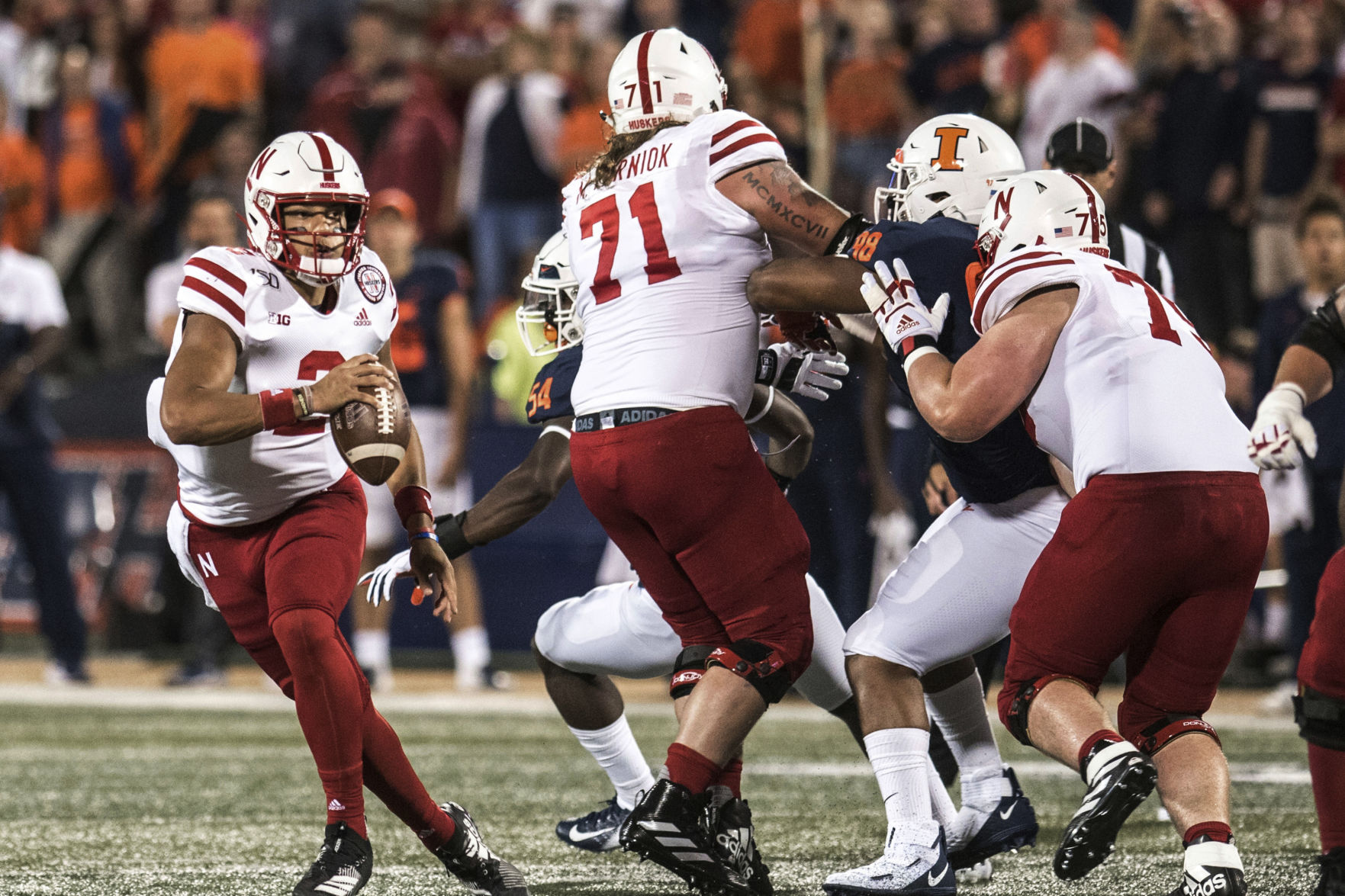 AP, Nebraska vs. Illinois, 9.21